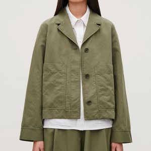 cos green parka